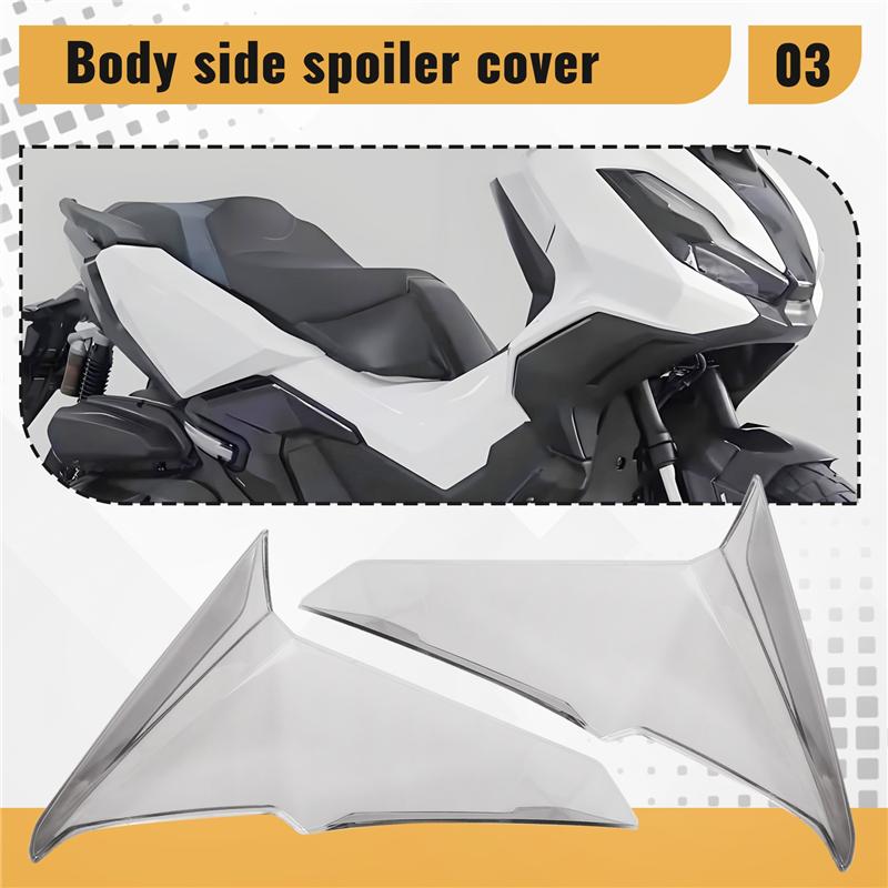 Motorcycle Side Fairing For Honda ADV350 -2025 Motorcycle Side Wing Deflector Grey