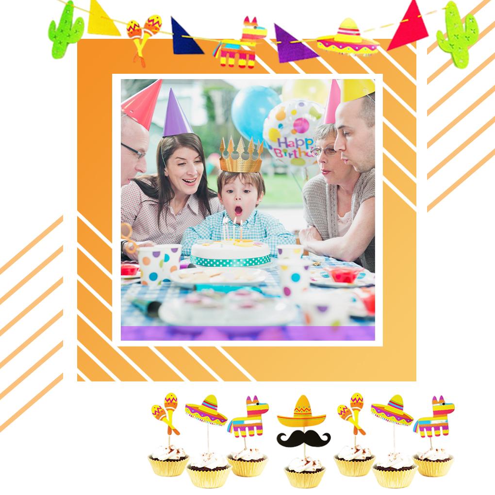 Afrikalı Parti Süslemeleri Afiş Oyuk Tasarım Bayrak Süslemeleri Çeşitli Kuyruklar Plastik Fiesta Asılı Süs Hediye Festival Malzemeleri