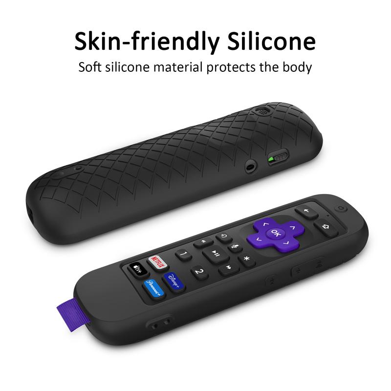 Remote Control Protective Case Compatible For Roku Ultra 2022 Tv Controller Waterproof Silicone
