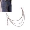 Adjustable Multi Layer Metal Pants Chain Belt Accessory For Women Men Fashionable Stylish Design Lightweight