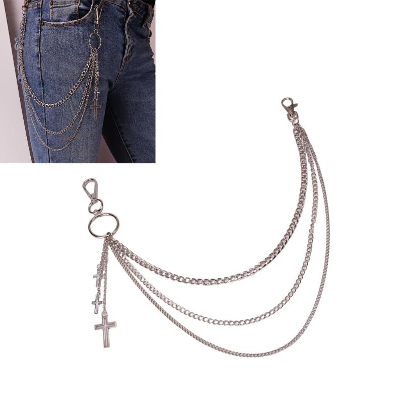 Adjustable Multi Layer Metal Pants Chain Belt Accessory For Women Men Fashionable Stylish Design Lightweight