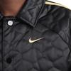 Nike Junior Quilted Bomber Down Jacket Black Infinite Gold FV0319-010