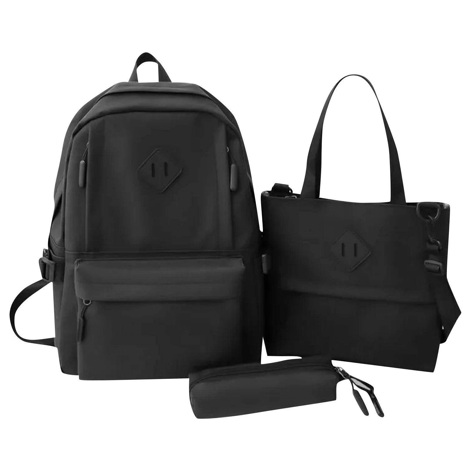 

Membrane Backpack, Water-resistant, Male And Female High School Student Backpacks, Korean Version Multi Piece Set, Campus Backpack One Size