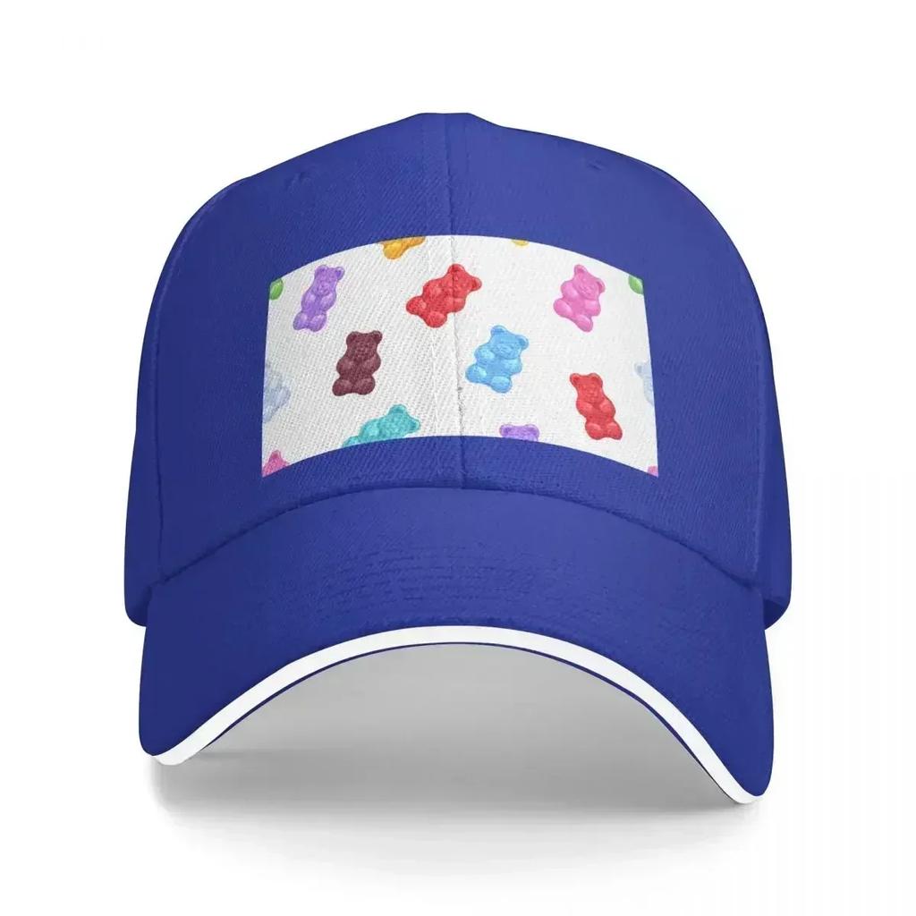 Rainbow Gummy Bears Candy Baseball Cap beach hat Ball Cap Sun Hats For WoUnisex Unisexs