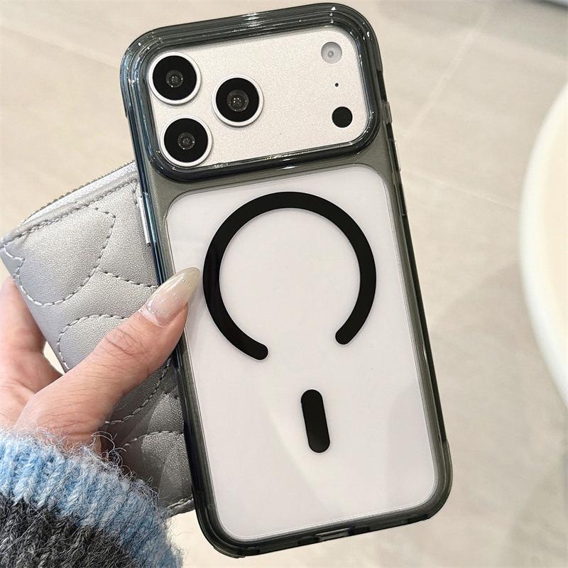 

Прозрачный магнитный чехол для iPhone 17 Pro Max/16/15/14 - Дизайн «Космическая ракушка» iPhone 16