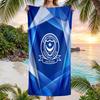 Portsmouth FC print Sneldrogende Strandhanddoek Microvezel Absorberend Draagbare Reis Zwemhanddoek