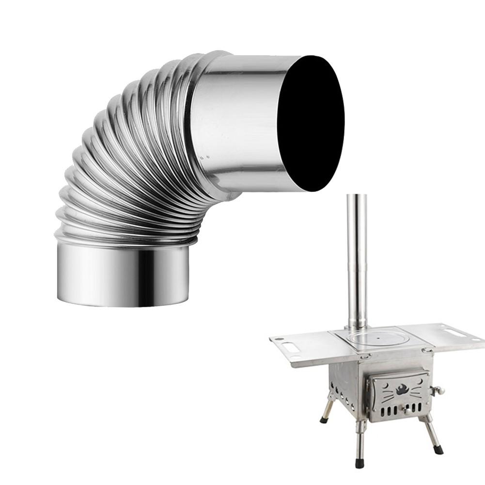 Elbow Pipe Fireplace Home Renovation 50mm 90 Degree