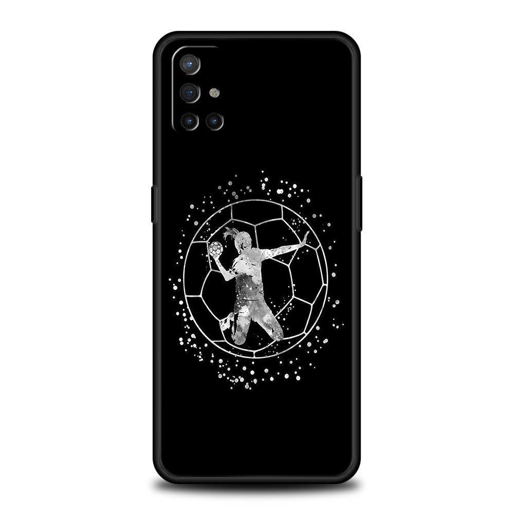 

Handball Sport Phone Case For OnePlus 12 11 10 9 8 7 7T Pro 12R 10R 9RT 9R 8T Nord N100 N200 N10 2T CE 2 5G Soft Black Cover Nord N200 5G