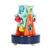 Wooden Ferris Wheel Music Box Retro Cartoon Colorful Music Box with Ferris Wheel for Children