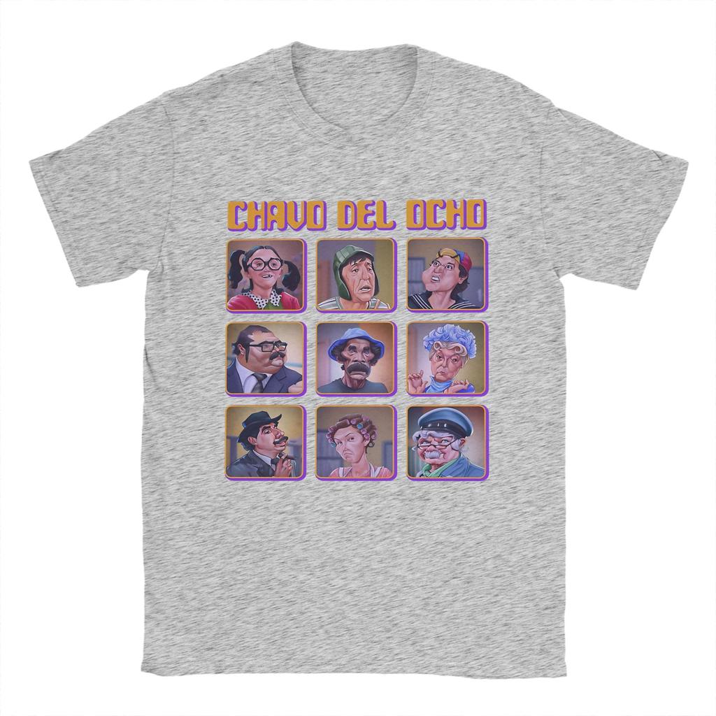 El Chavo Del Ocho TShirts Unisex Novelty 100 Cotton Tee Shirt Crewneck Short Sleeve T Shirt Printed Tops