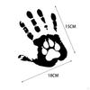 Creative Hand Prints Decal Sticker Decorative Art Decor Waterproof Ornament Paste PVC Print for