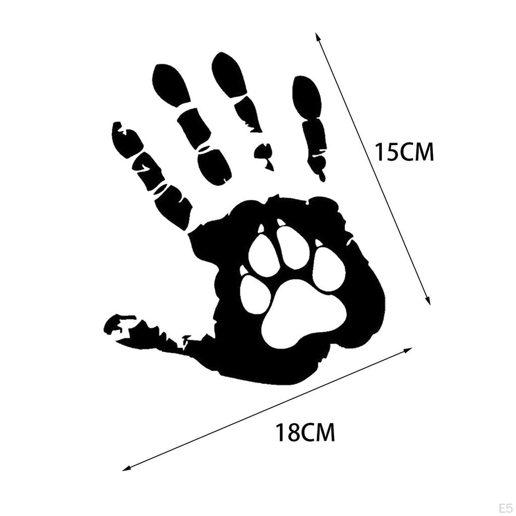 Creative Hand Prints Decal Sticker Decorative Art Decor Waterproof Ornament Paste PVC Print for