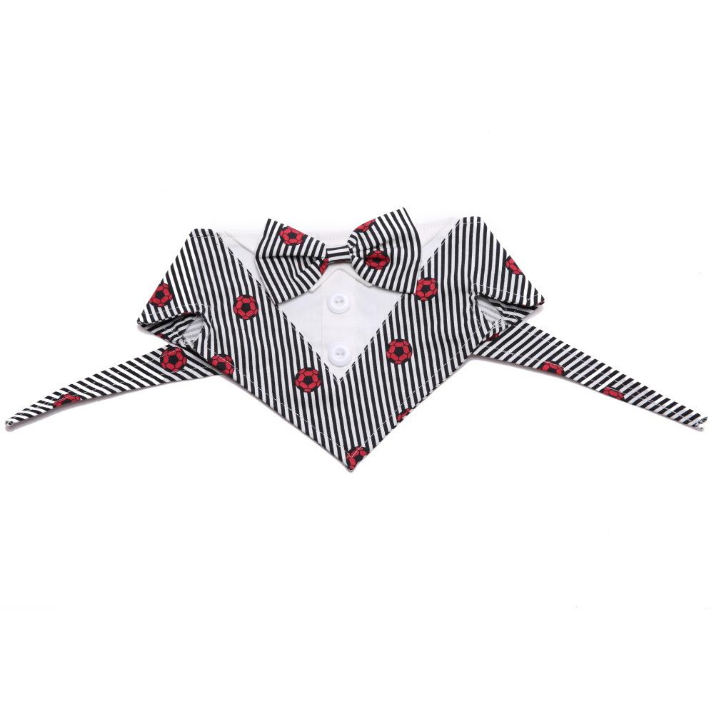 

Питомец джентльменский костюм бабочка регулируемый мягкий приятный к коже легкая чистка золотистый ретривер медведь свадебный костюм слюнявчик L