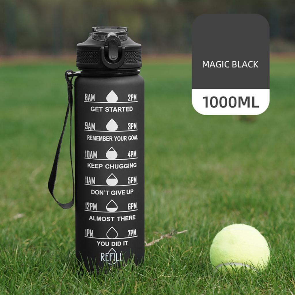 Sportbecher, große Kapazität, staubdichter Kunststoff, nützlich, hochtemperaturbeständig, Wasser- und Saftflasche, Schulbedarf