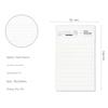 A6 A7 A8 Line Grid Blank Waterproof Transparent Memo Sticky Note Paper Daily To Do It Check List Paperlaria School Stationery