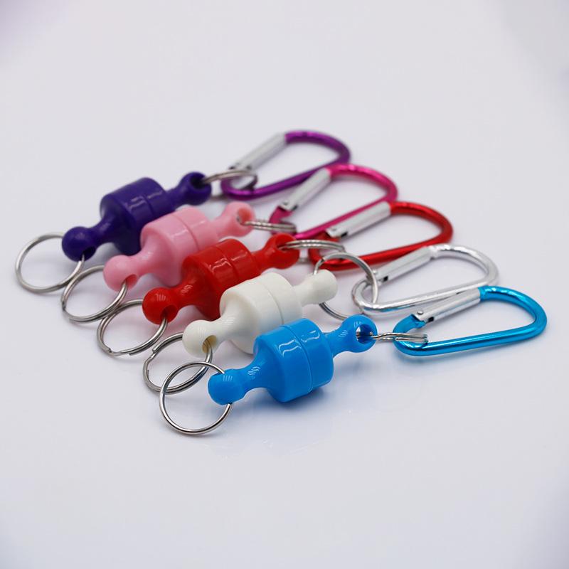 Magnetic Carabiner & Lanyard for Outdoor Fishing and Tent Hanging