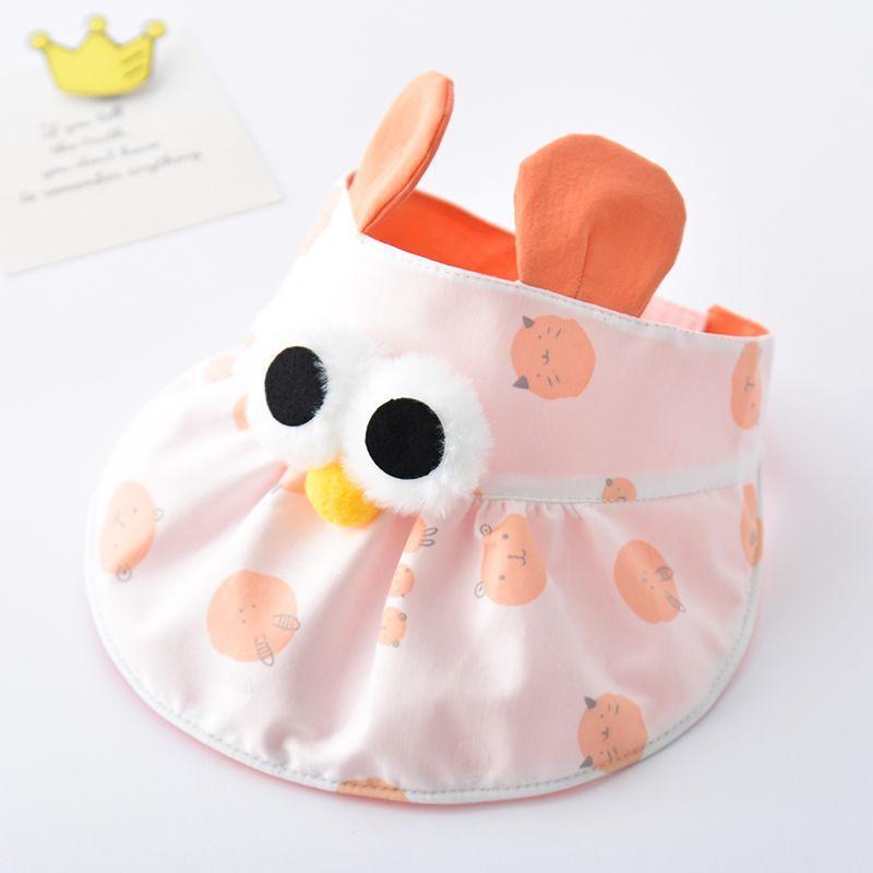 Cute Baby Visor Hat Summer Adjustable Sun Cap for Toddlers Infants Breathable UV Protection Cool Trendy Beach Headwear