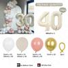116PCS Arches Balloon Chain Set Birthday Proposal Confession Wedding Opening Party Event Scene Decoration Solid Color Balloon Se