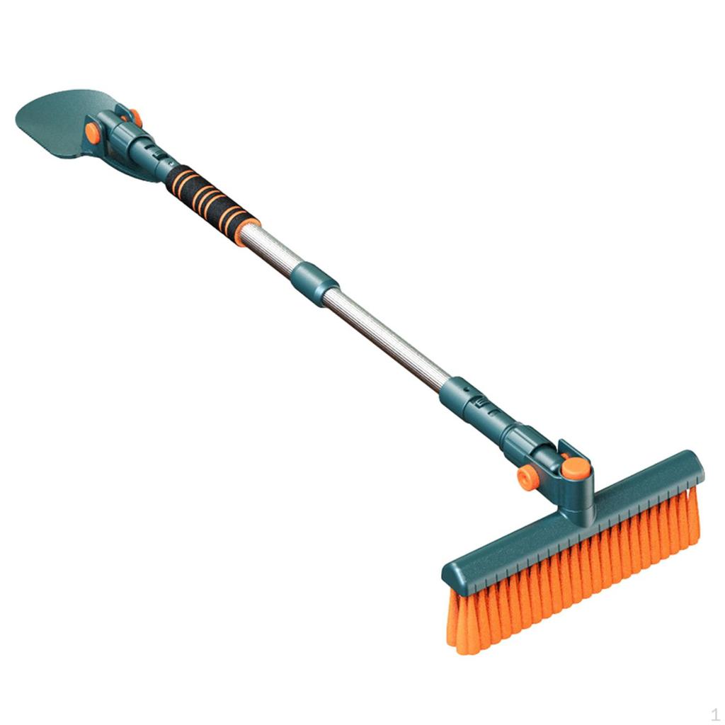 Szczotka do lodu i śniegu Narzędzie do usuwania lodu z samochodu Obrotowa Wielofunkcyjna Zimowa Ergonomiczna do pojazdów