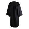 Toque et Robe de Diplôme Couleur Unie Fermeture Éclair Unisexe Mat Lâche Bachelor Cap Robe pour Adulte