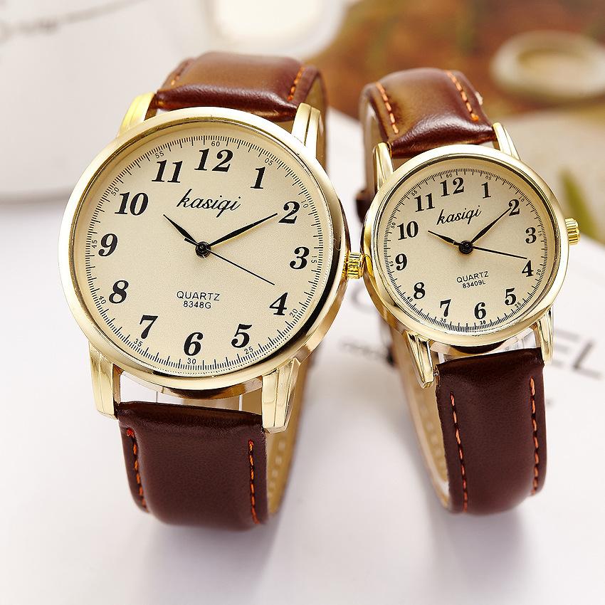 Couple Watch, Women'S Belt Electronic Fashion Men'S Watch Student Quartz Watch