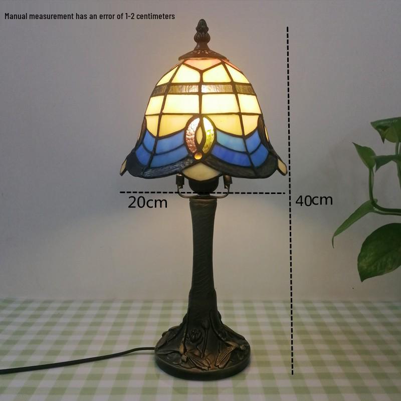Tiffany Style Desk Lamp for Bedroom, Living Room, or Children's Room Night Light