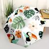 1pc Tropical Birds Automatic Open/close, All-Season Portable Folding Umbrella, Travel, Everyday, Formal Events116