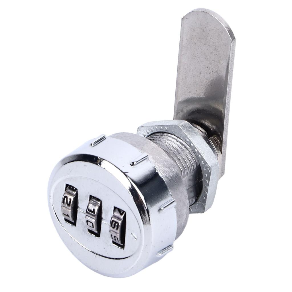 Combination Cabinet Cam Lock Mini 3 Digit Password Mechanical Cabinet Lock for Drawer Mailbox Office L20
