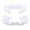 2PCS Plug-in Tennis Racket Wall Mount Weatherproof Sports Court Fence Hook Fence Mount