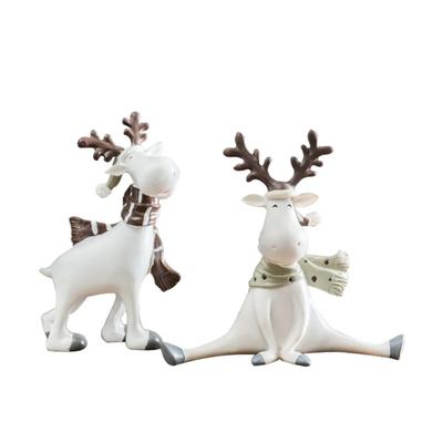 Resin Deer Small Ornaments Children'S Room Desktop Cute Decorations Cake Shop Partition Personalised Ornaments Ins Creative