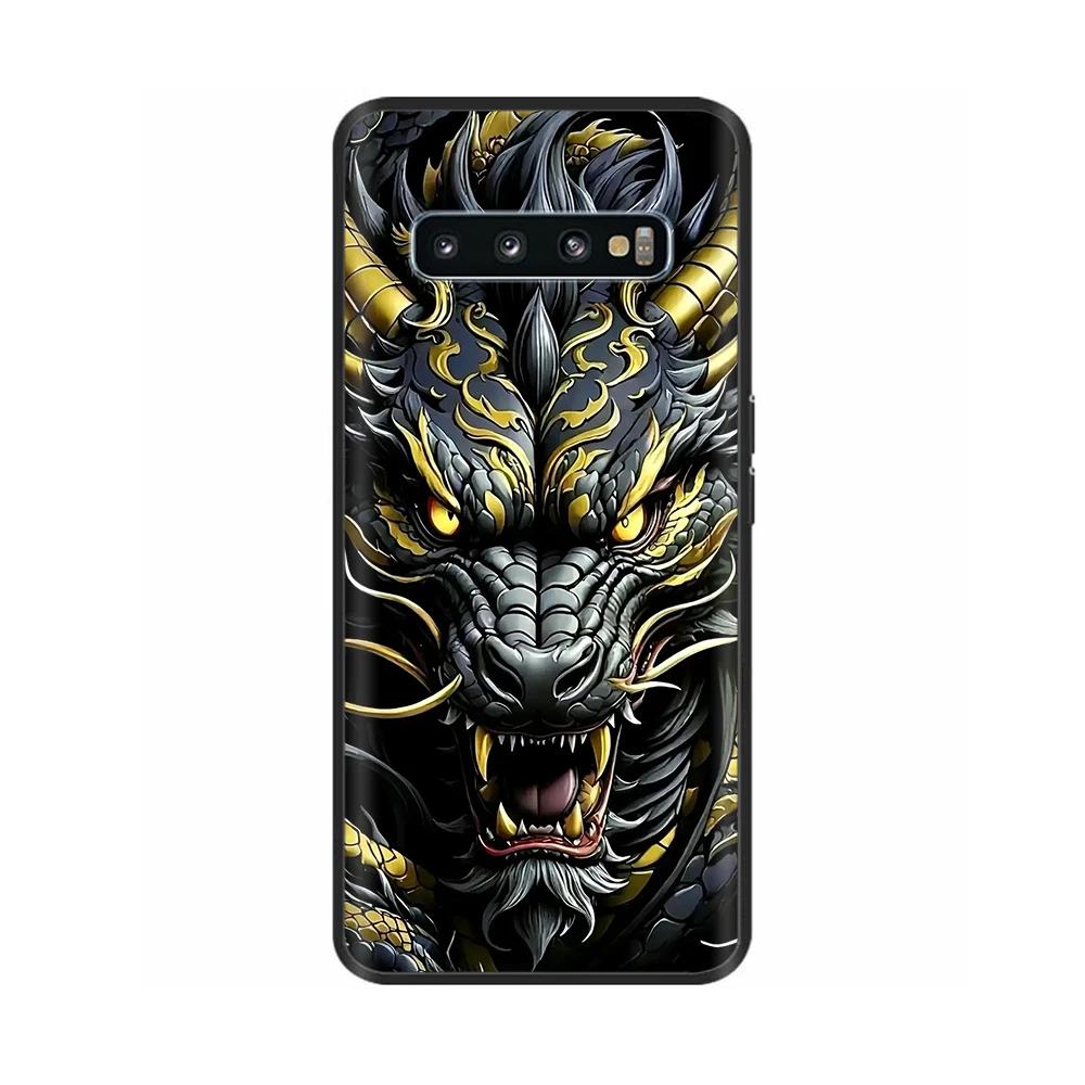 Pour Samsung Galaxy S10 Coque de Téléphone Silicone Liquide Doux Lisse Coques de Protection Complète Pour Samsung S10 Plus S10+ S 10 Housse Arrière