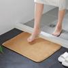 40x60cm Home Bath Mat Coral Fleece Water Absorption Non-slip Washable Rug Toilet Floor Mats Bathroom Shower Entrance Doormats