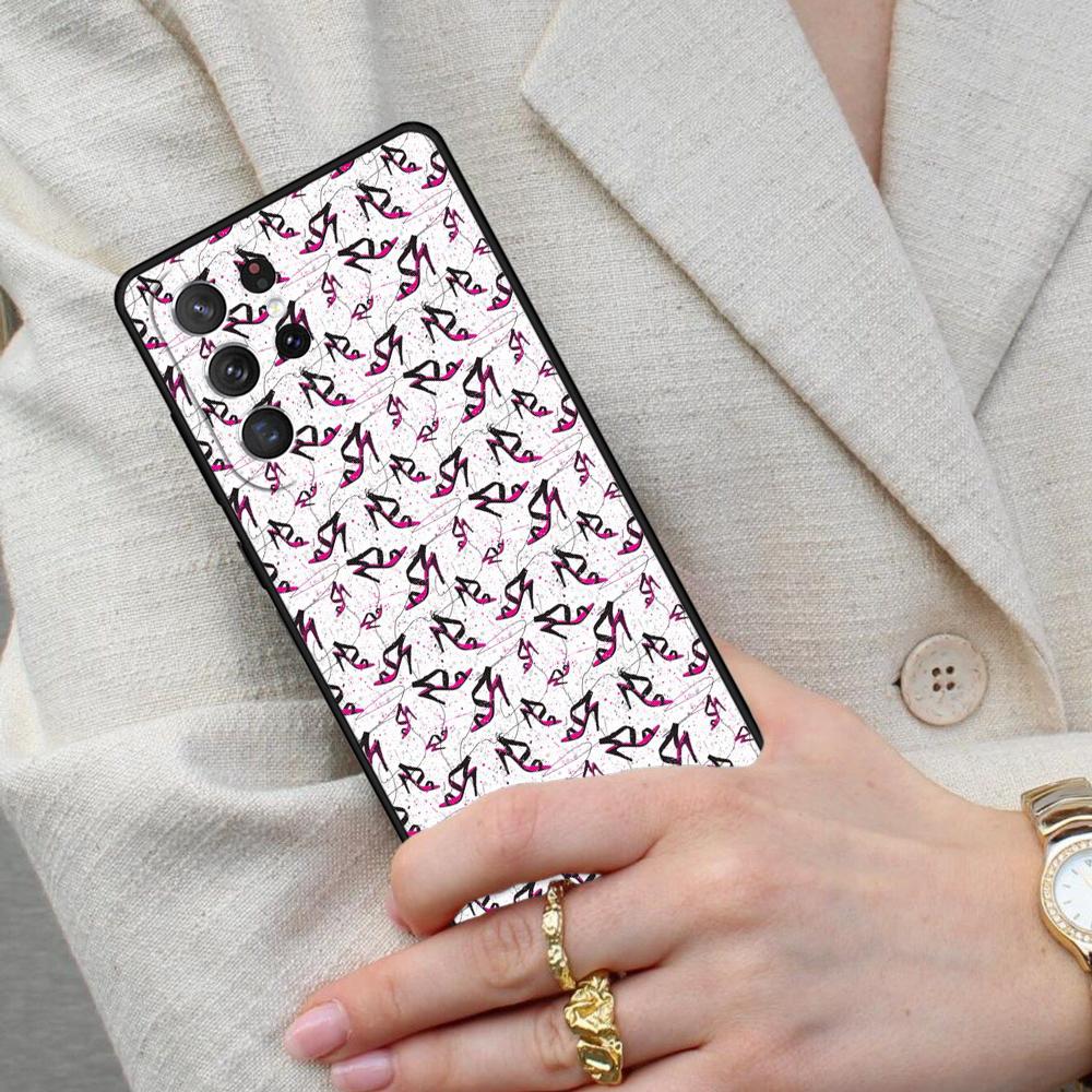 High Heels Girl Fashion Cell Phone Case for Samsung Galaxy S26 Ultra S25 S24 S23 S22 S21 S20 Note10 Cover