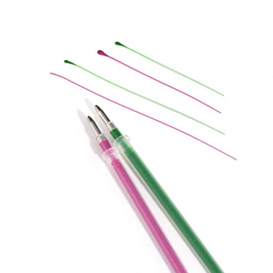 48 Colors 0.8mm Gel Pen Refills Glitter Coloring Drawing Painting Craft Marker