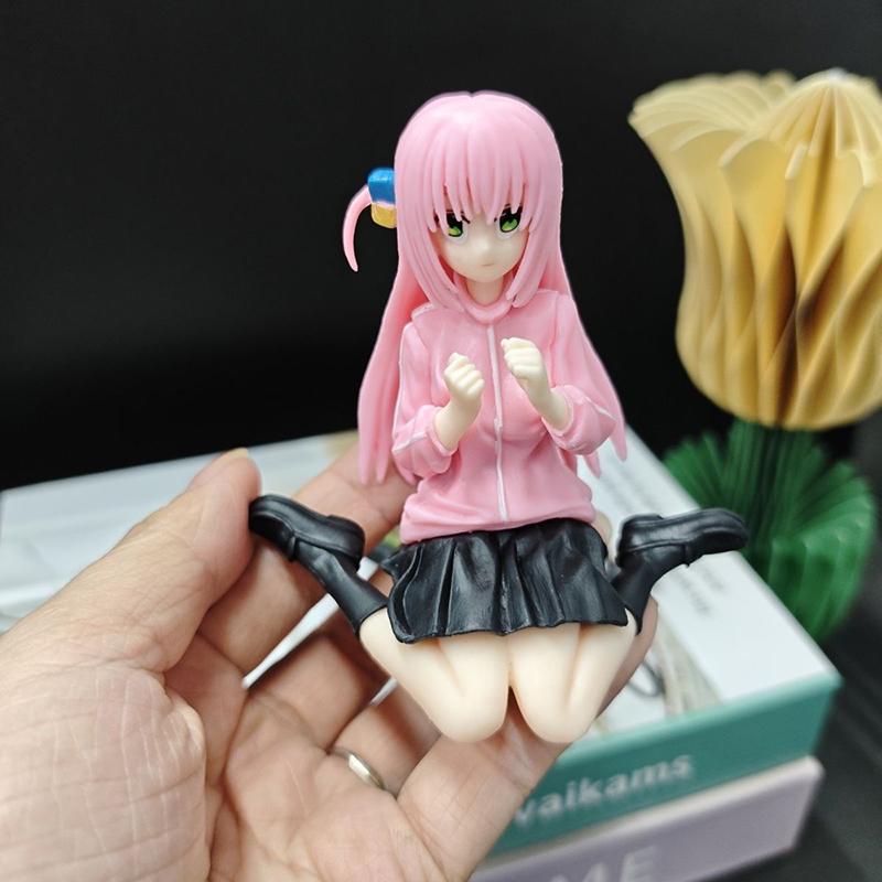 9cm Anime Bocchi the Rock! Gotoh Hitori PVC Figure Collectible Model Toys Ornament Desktop Doll Gifts