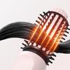 3-In-1 Hair Curling Iron Brush Portable Fast Heating Thermal Brush USB Rechargeable Travel Cordless
