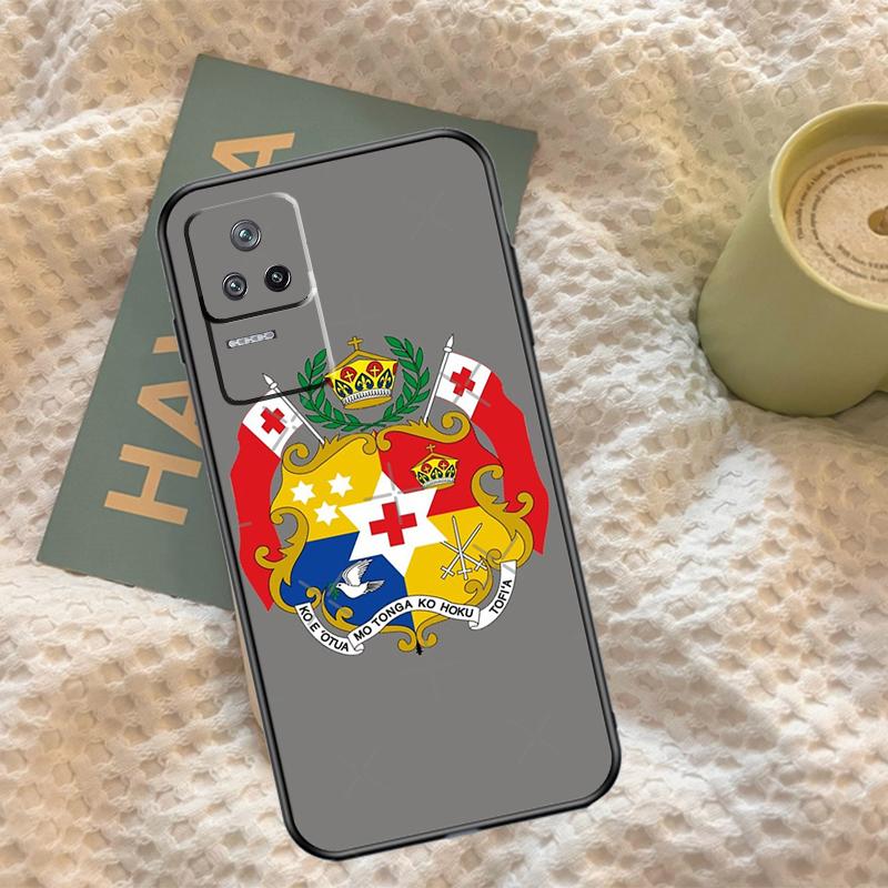Tongan Coat of Arms Tonga Case For Xiaomi 14T 11T 12T 13T Pro 13 14 15 Ultra POCO X7 Pro X3 X5 X6 M6 F5 F6 Pro Cover