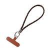 Leather Hand Wrist Strap Lanyard Phone Lanyard with Tether Tabs Lanyard Strap for Most Mobile Phone Anti Lost Strap