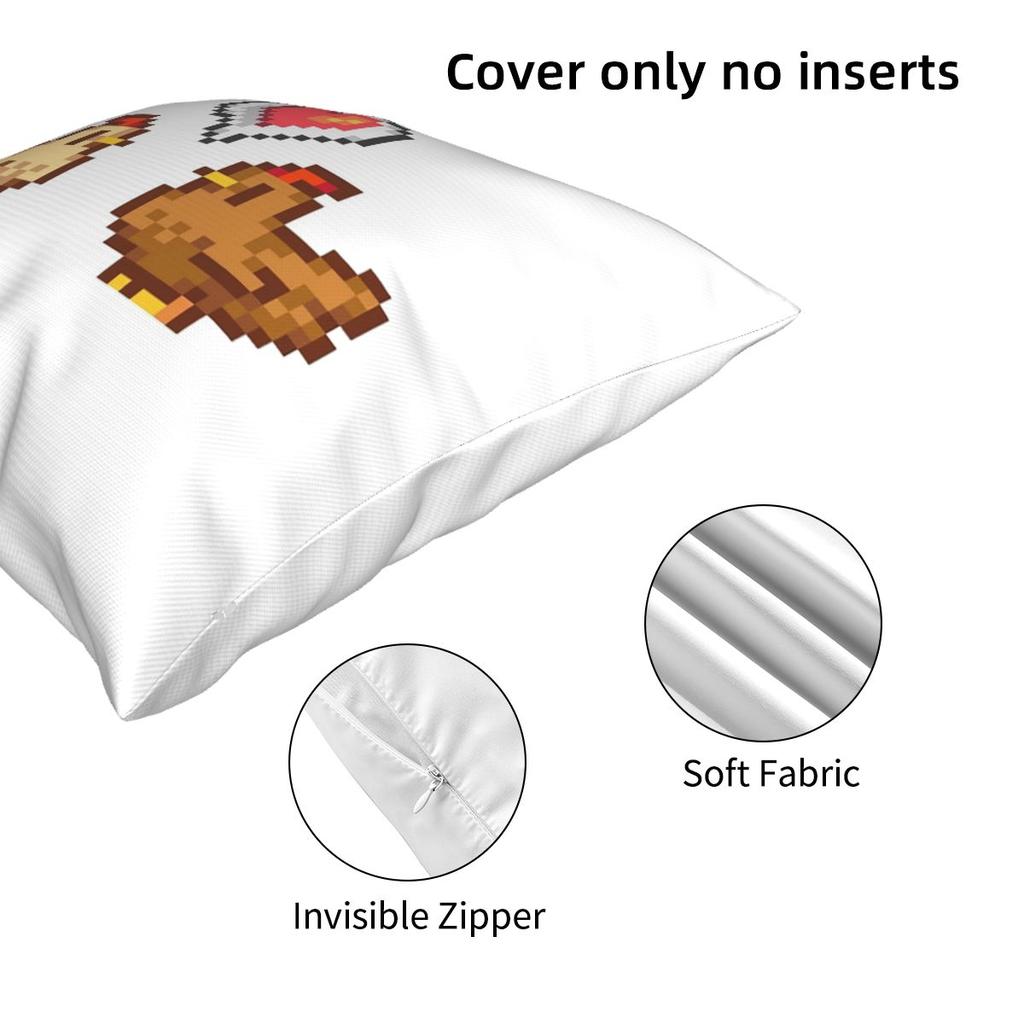 Stardew Valley Chicken Lov Square Pillowcase Pillow Cover Cushion Decor Comfort Throw Pillow for Home Sofa