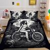 3D Beauty Skull Printing Bedspreads Twin Size Polyester Home Bedding Set Boy High Quality Home Duvet Cover Set