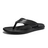 Fashion Brand Designer Summer Men Flip Flops Outdoor Beach Shoes Luxury Sandals Genuine Cow Leather Slippers For Male Casual Leisure