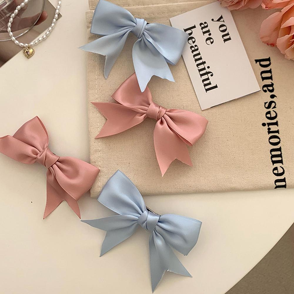2PCS Satin Bow Hair Clip