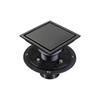 Upgrades 4inch Square Bathroom Drain Easy Maintenance Designs Modern Square Floor Drain Odor Proof Drain for Bathroom