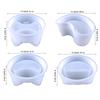 Concrete Cement Plant Pot Mold Flower Pot Silicone Mold Round Epoxy Resin Casting Molds for DIY Jewelry Storage Box