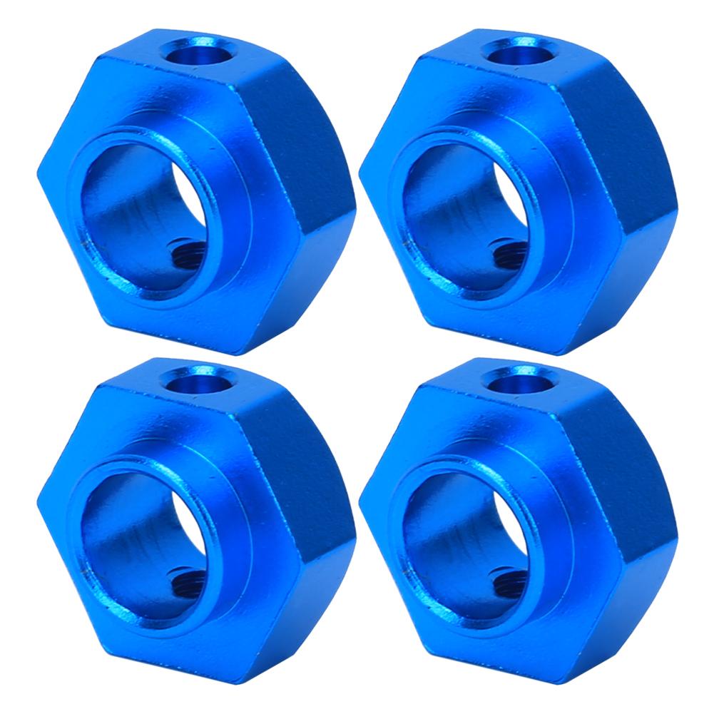12mm Metal Wheel Hex Hubs Adapter Remote Control Spare Parts Fit for Traxxas trx-4 RC CrawlerBlue 8269B