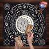 Tarots Tablecloth Rune Divinations Table Cover Astrology Oracles Board Game Mat Square Shape Pendulum Altar Table Cloth