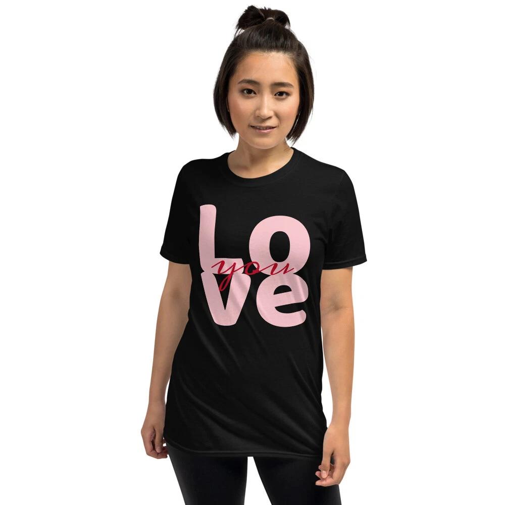 Valentines Day Gifts Love You For Women Short-Sleeve T-Shirt L