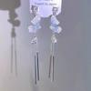 Banquet Protagonist Exquisite Daughter Flashing Zirconium Hollow Earrings Female Light Luxury Niche Exaggerated Earrings Temperament Unique Earrings