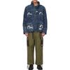 Evisu Camouflage Casual Outdoor Trendy Stand Collar Jacket Men jackets 2EAHTM1DJ201XXDQ