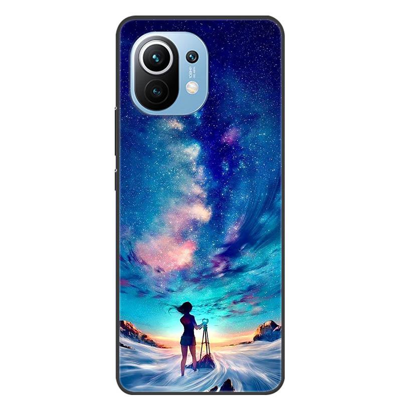 For Xiaomi 11 Lite 5G NE Case Protective Silicone TPU Phone Cases for Xiaomi Mi 11 Lite 5G Shockproof Covers 11Lite Soft Fundas